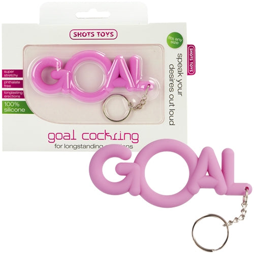 ANEL PARA O PÉNIS GOAL ROSA - Lust Sexshop