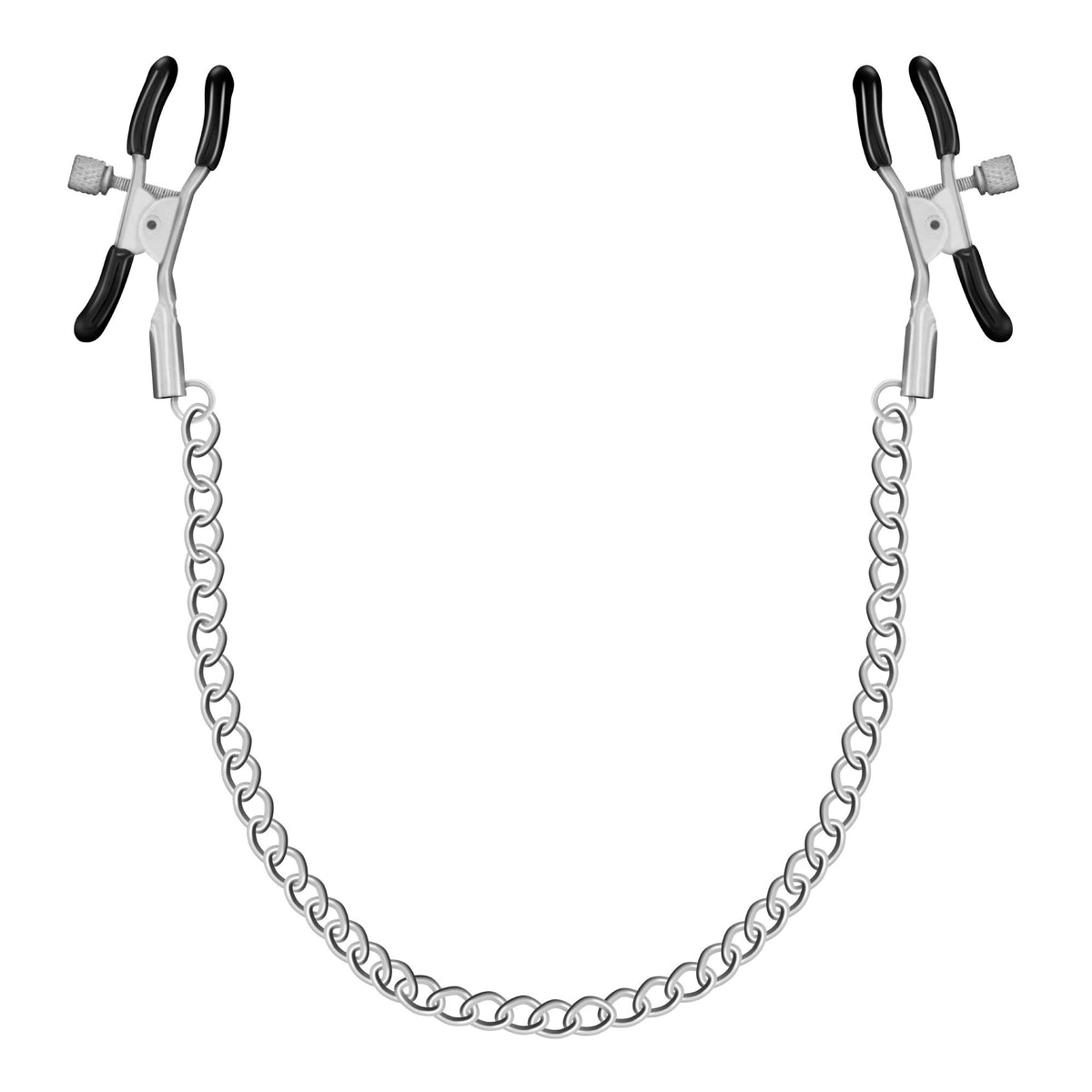 PINÇAS PARA MAMILOS SILVER NIPPLE CHAIN CLAMPS CRUSHIOUS