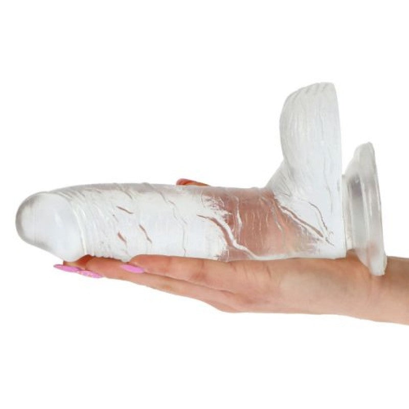 DILDO REAL RAPTURE EARTH FLAVOUR 7.5'' TRANSPARENTE - Lust Sexshop