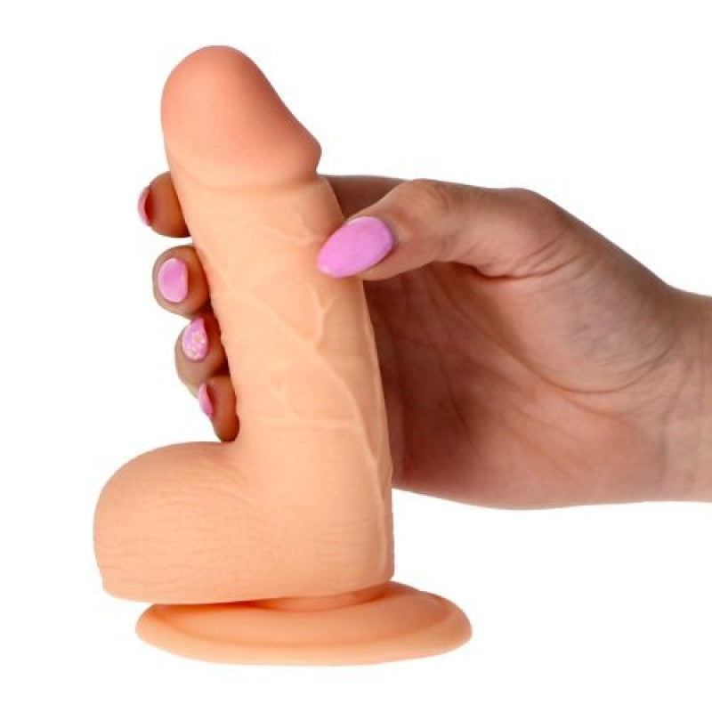 DILDO REALÍSTICO REAL RAPTURE WATER SENSATIONS 5'' BRANCO - Lust Sexshop