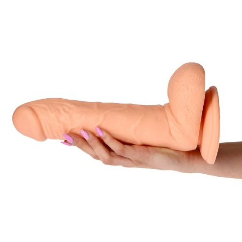 DILDO REALÍSTICO REAL RAPTURE SKY EMOTION 10'' BRANCO - Lust Sexshop