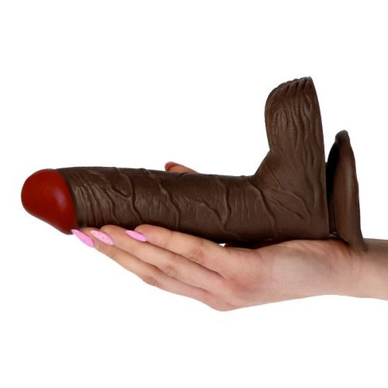DILDO REALÍSTICO REAL RAPTURE EARTH FLAVOUR 7.5'' NEGRO - Lust Sexshop