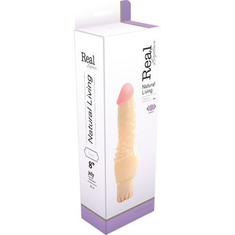 VIBRADOR JELLY REAL RAPTURE UPSET 8'' - Lust Sexshop