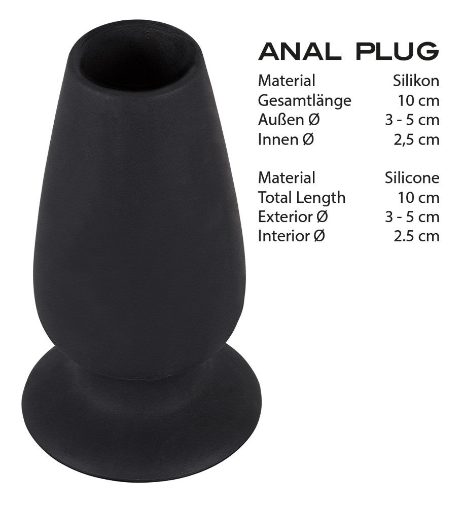 PLUG ANAL EM SILICONE LUST TUNNEL - Lust Sexshop