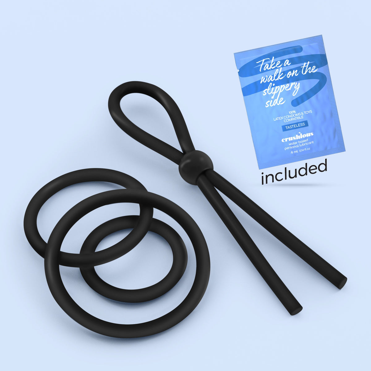 DALTONS CONJUNTO DE ANÉIS DE SILICONE PARA O PÉNIS CRUSHIOUS - Lust Sexshop