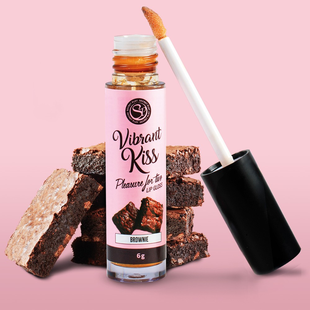 LIP GLOSS DE BROWNIE VIBRANT KISS 6GR - Lust Sexshop