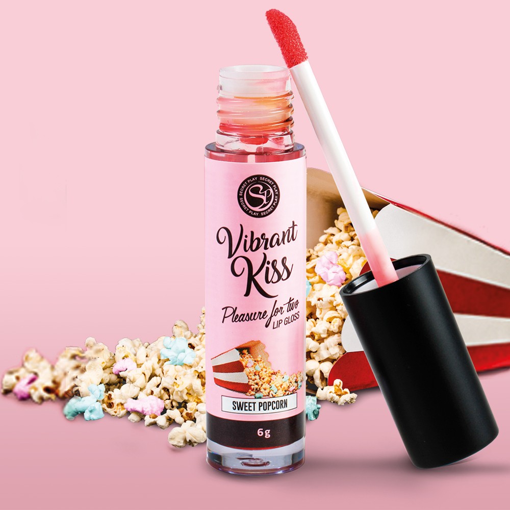 LIP GLOSS DE PIPOCAS DOCES VIBRANT KISS 6GR - Lust Sexshop