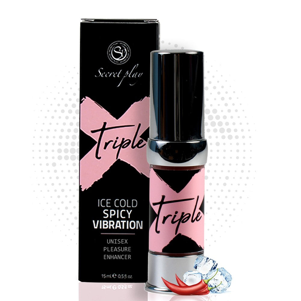 GEL ESTIMULANTE TRIPLE X UNISEXO SECRET PLAY 15ML - Lust Sexshop