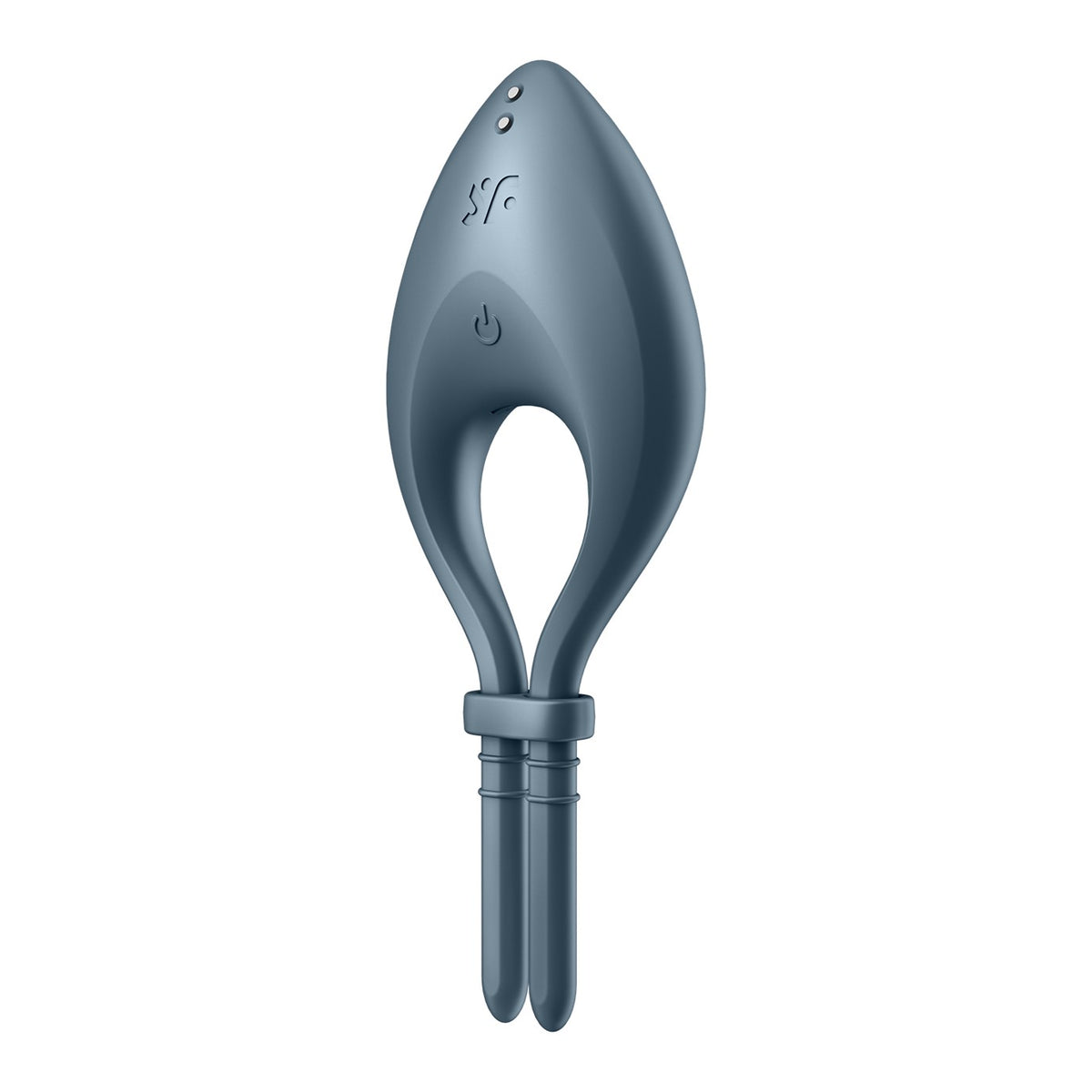 ANEL VIBRATÓRIO BULLSEYE COM APP SATISFYER AZUL ESCURO - Lust Sexshop