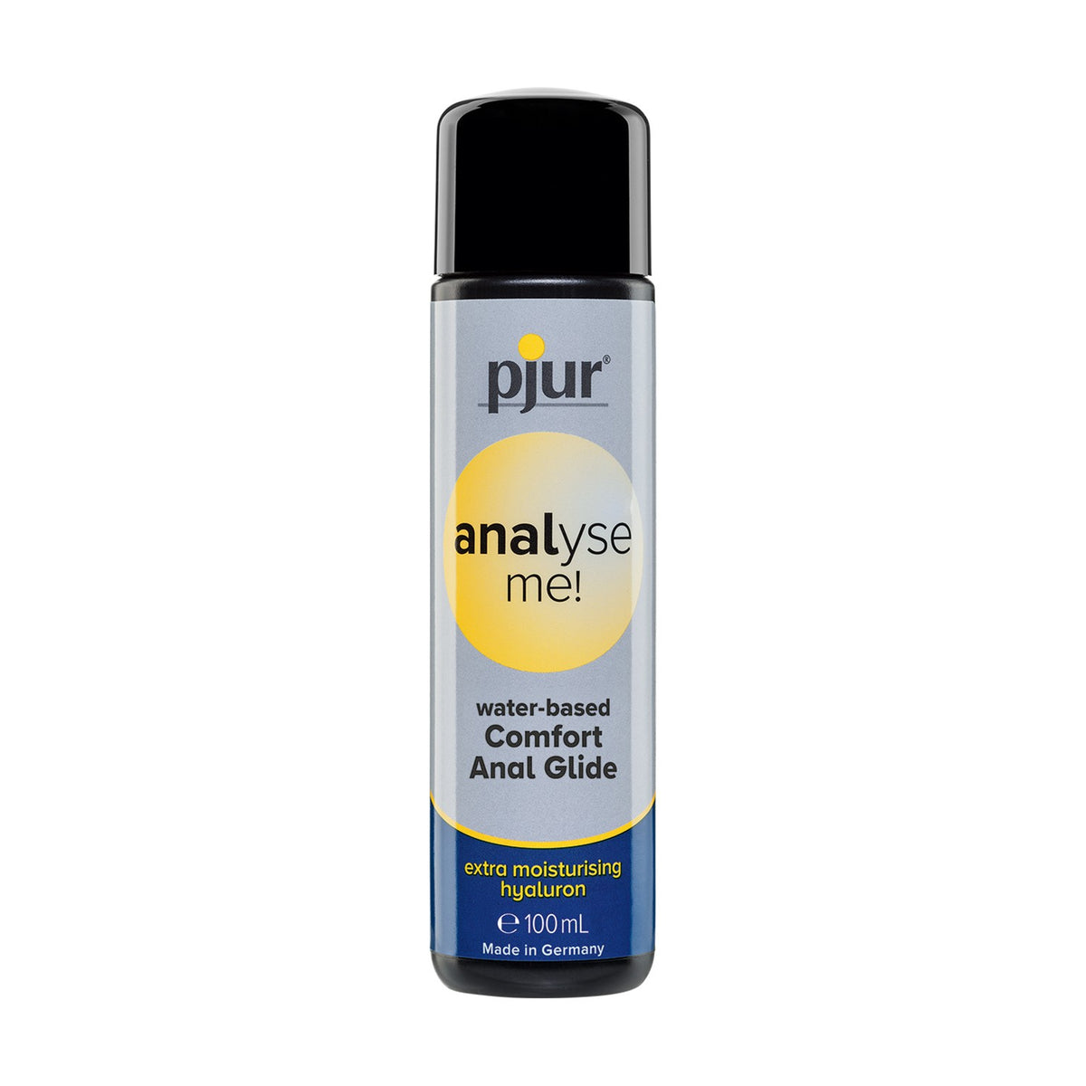 LUBRIFICANTE À BASE DE ÁGUA PJUR ANALYSE ME! MOISTURISING 100ML - Lust Sexshop