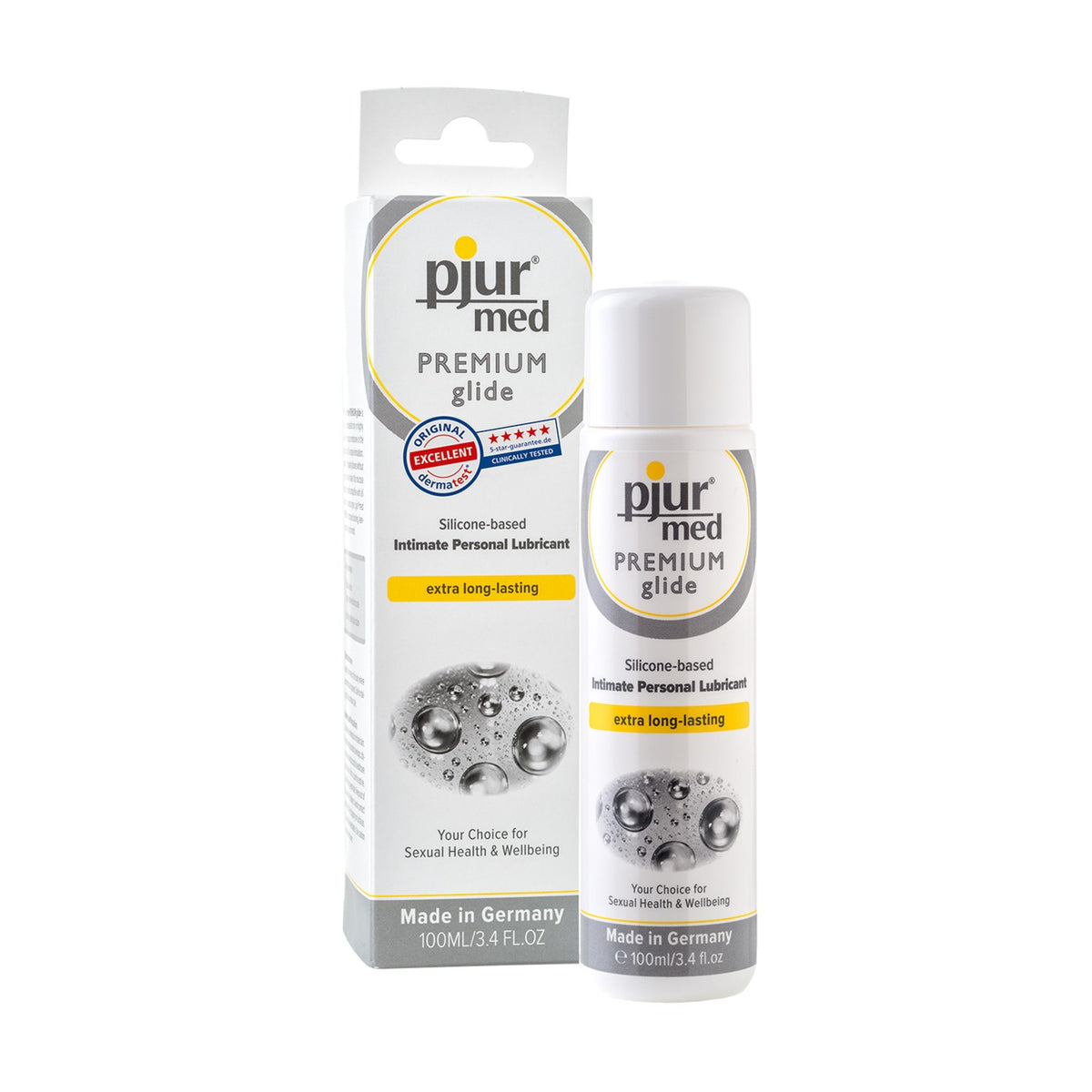 LUBRIFICANTE PJUR MED PREMIUM GLIDE 100ML - Lust Sexshop