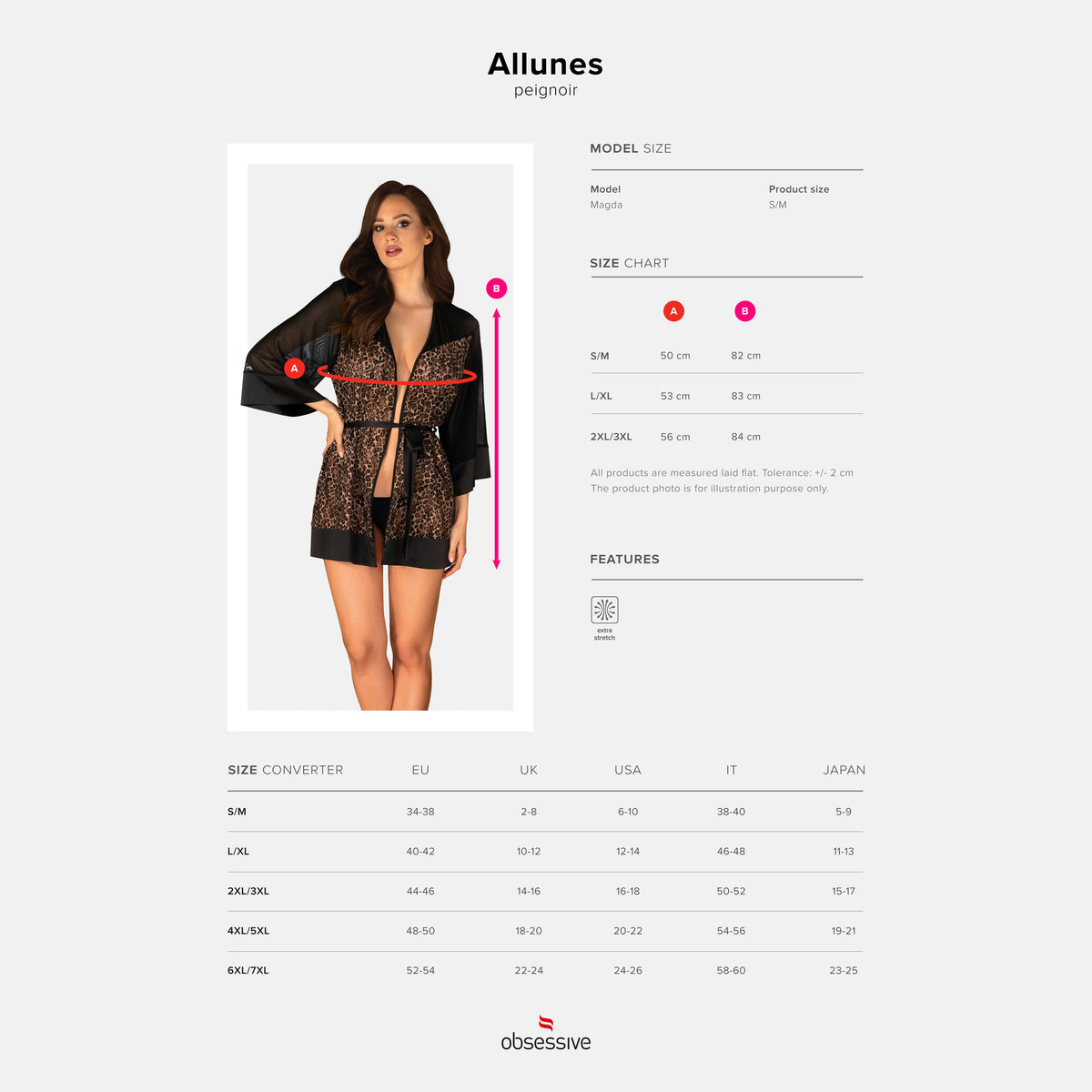 ROBE ALLUNES TAMANHO QUEEN OBSESSIVE - Lust Sexshop