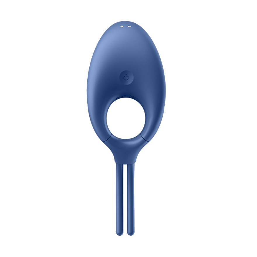 ANEL VIBRATÓRIO SWORDSMAN SATISFYER AZUL - Lust Sexshop
