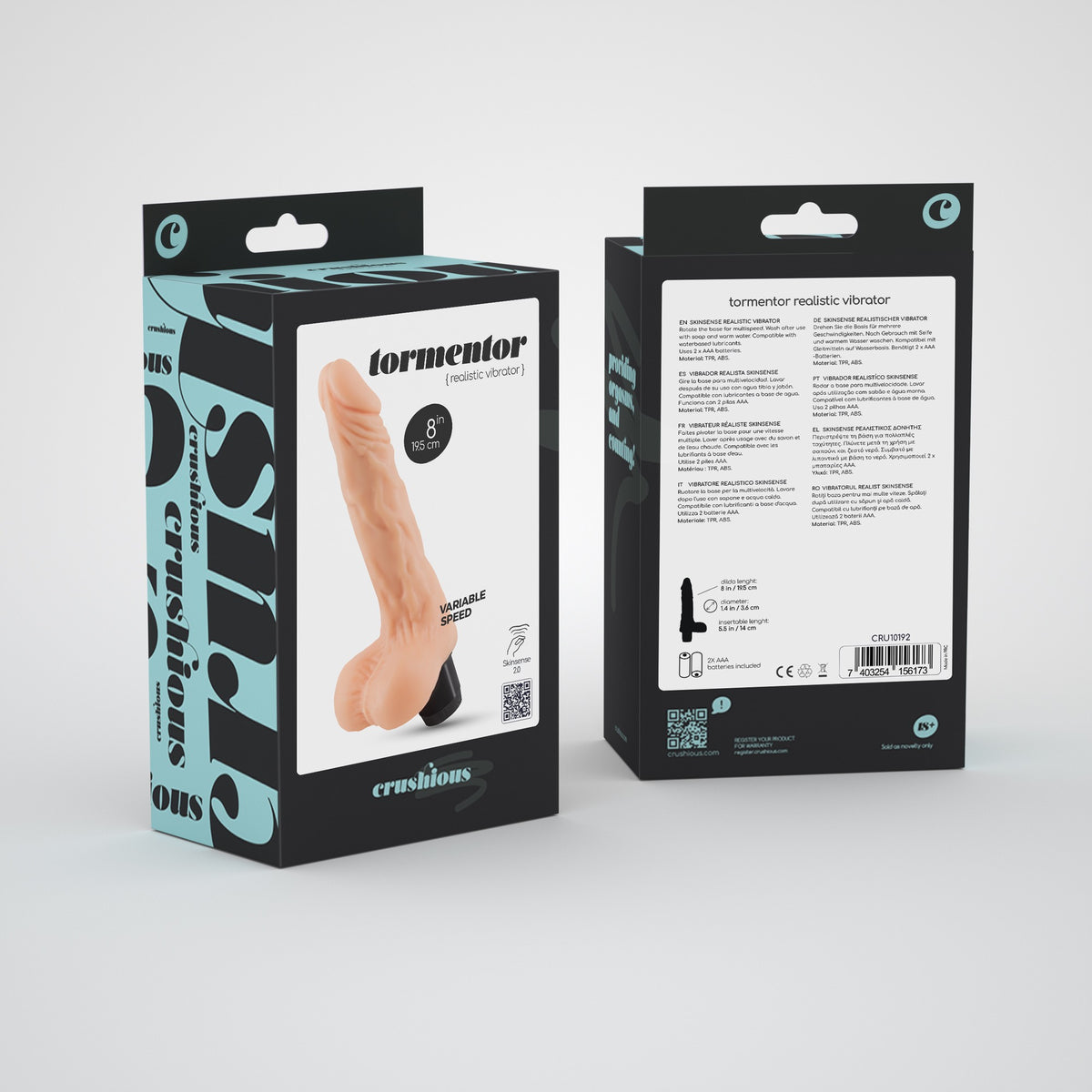 VIBRADOR REALÍSTICO TORMENTOR CRUSHIOUS