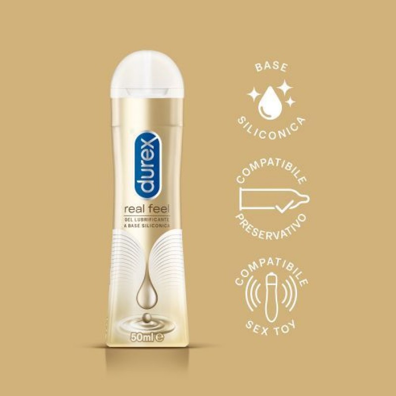 LUBRIFICANTE DUREX REAL FEEL 50ML - Lust Sexshop