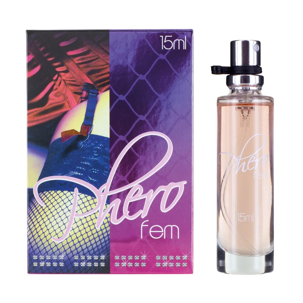 PERFUME COM FEROMONAS PARA MULHER PHEROFEM 15ML - Lust Sexshop