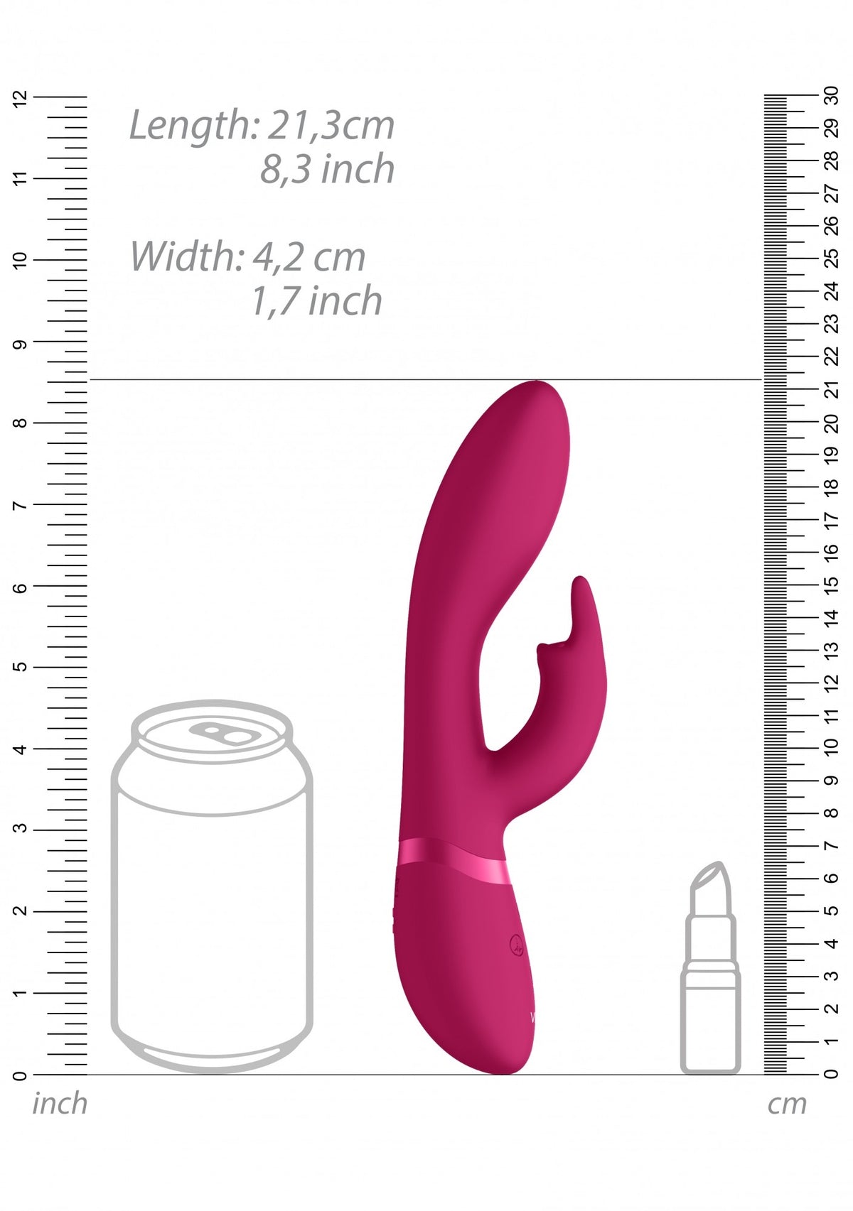 TESTER VIVE ZOSIA VIBRATOR PINK