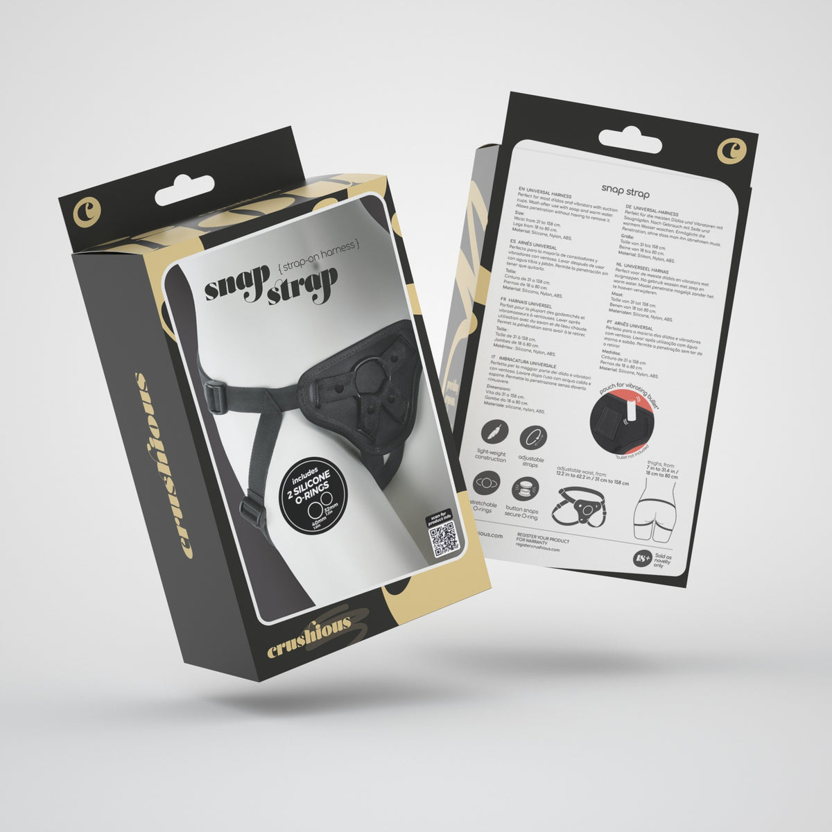 ARNÊS UNIVERSAL SNAP STRAP CRUSHIOUS - Lust Sexshop