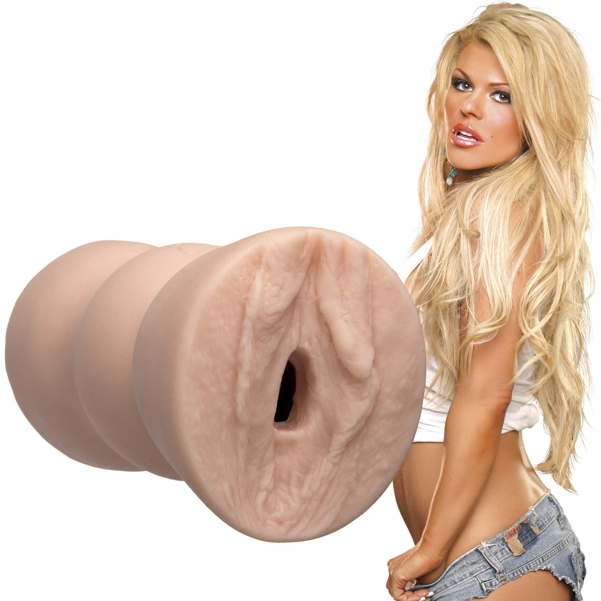 MASTURBADOR SOPHIA ROSSI TAMANHO PEQUENO EM FORMA DE VAGINA - Lust Sexshop