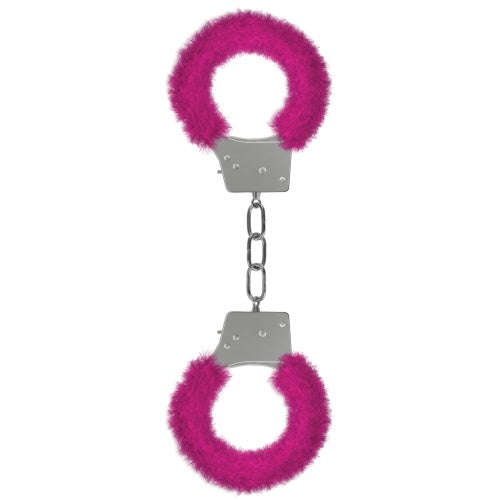 ALGEMAS COM PELUCHE BEGINNER'S FURRY HANDCUFFS ROSA - Lust Sexshop