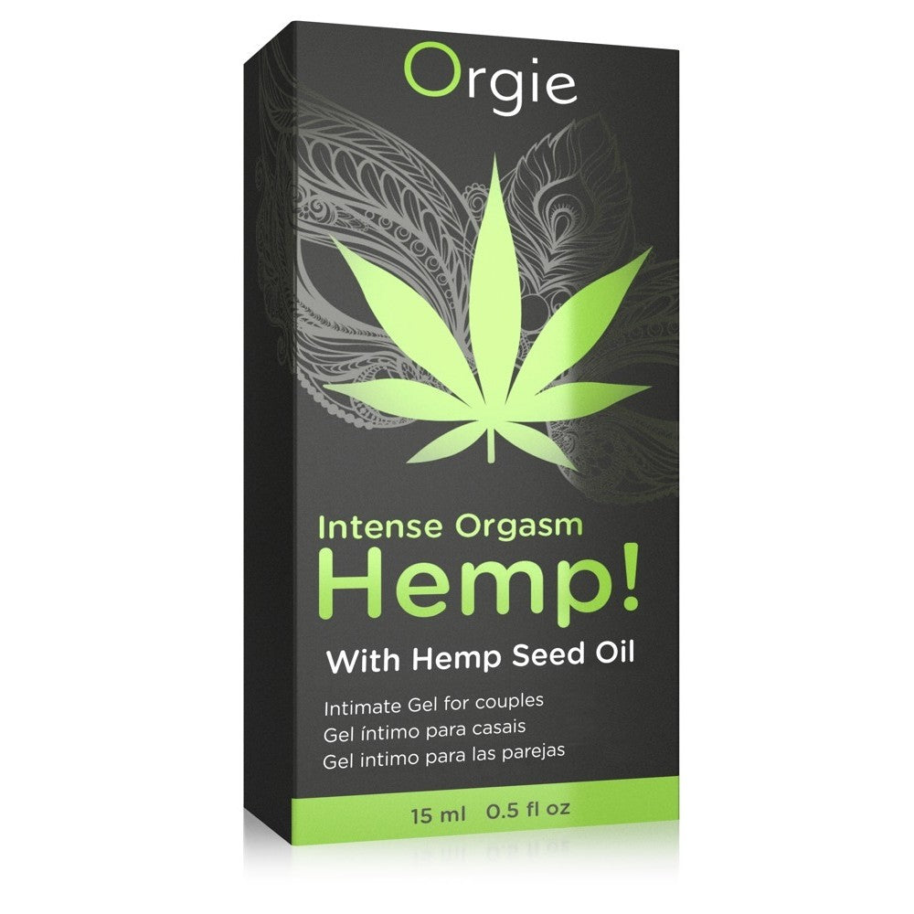 GEL COM VIBRAÇÃO INTENSE ORGASM HEMP 15ML ORGIE