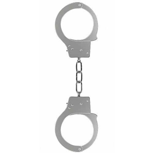 ALGEMAS EM METAL BEGINNER'S HANDCUFFS PRATEADAS - Lust Sexshop