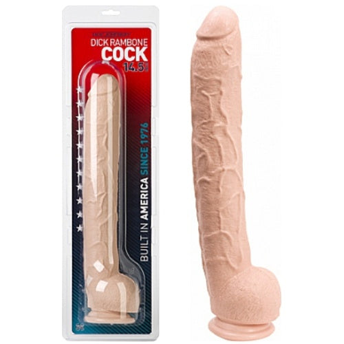 DILDO DICK RAMBONE COCK BRANCO - Lust Sexshop