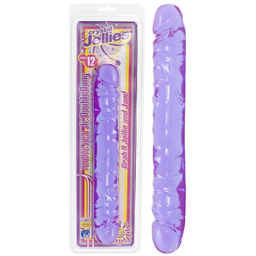 DILDO DUPLO JR. DOUBLE DONG 12'' ROXO - Lust Sexshop