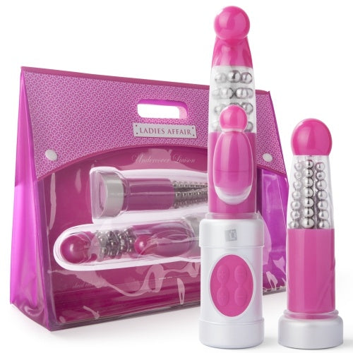 KIT VIBRADOR DUPLO LADIES AFFAIR UNDERCOVER LIASON - Lust Sexshop
