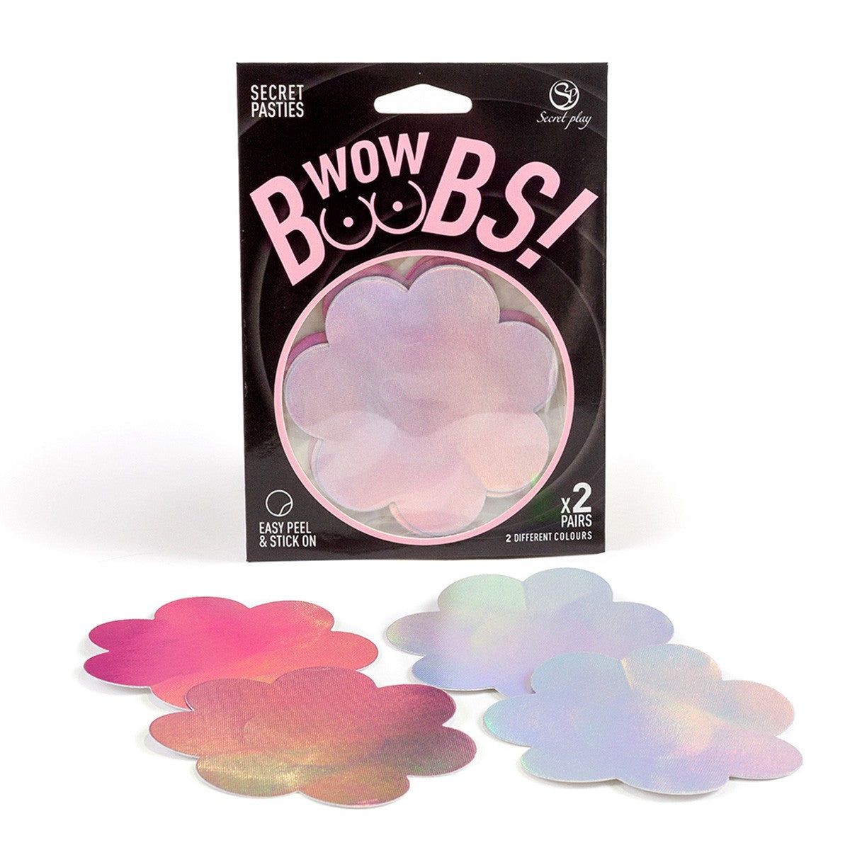 TAPA MAMILOS EM FORMA DE FLOR WOW BOOBS! SECRET PLAY - Lust Sexshop