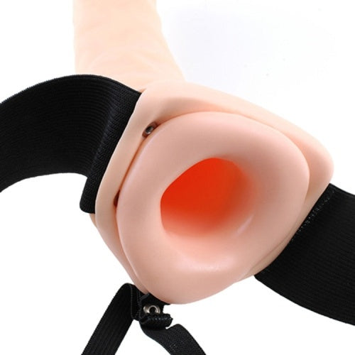 STRAP-ON OCO 8'' HOLLOW FETISH FANTASY SERIES BRANCO - Lust Sexshop