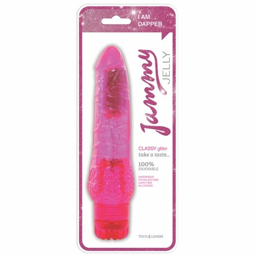 VIBRADOR JAMMY JELLY CLASSY GLITTER - Lust Sexshop