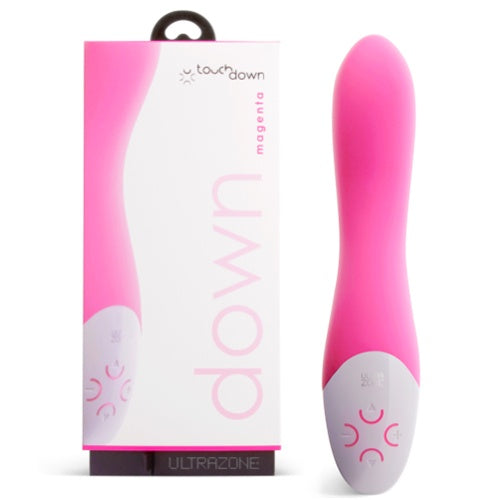 VIBRADOR RECARREGÁVEL TOUCH DOWN MAGENTA - Lust Sexshop