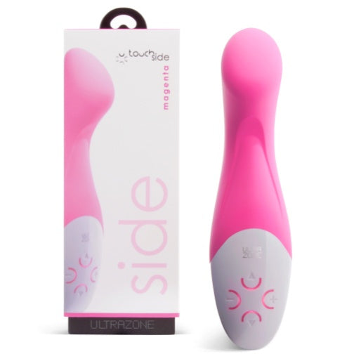VIBRADOR RECARREGÁVEL TOUCH SIDE MAGENTA - Lust Sexshop