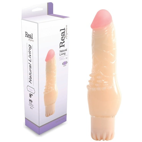 VIBRADOR JELLY REAL RAPTURE UPSET 8'' - Lust Sexshop