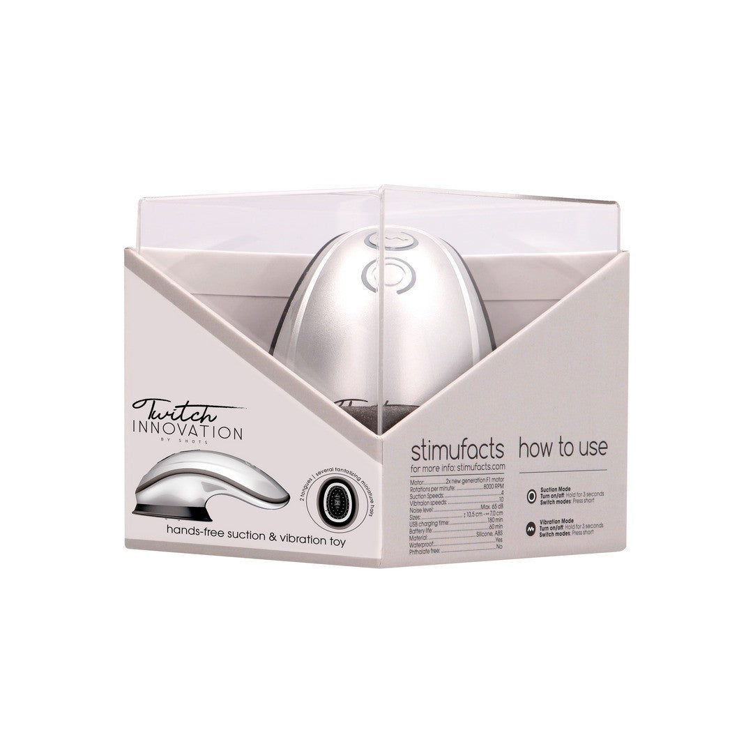 ESTIMULADOR TWITCH HANDSFREE PRETO/CINZA INNOVATION