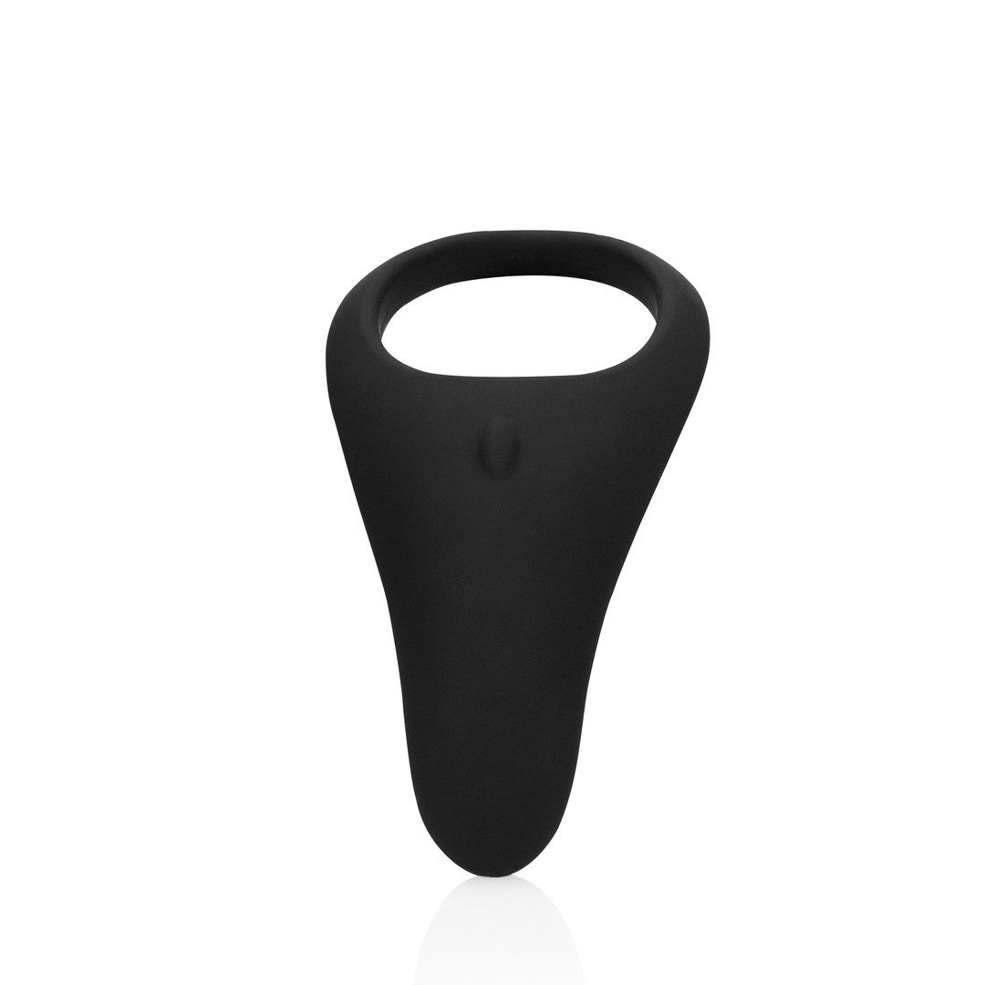 ANEL PARA O PÉNIS COM VIBRAÇÃO POINTED LICORICE BLACK LOVELINE - Lust Sexshop