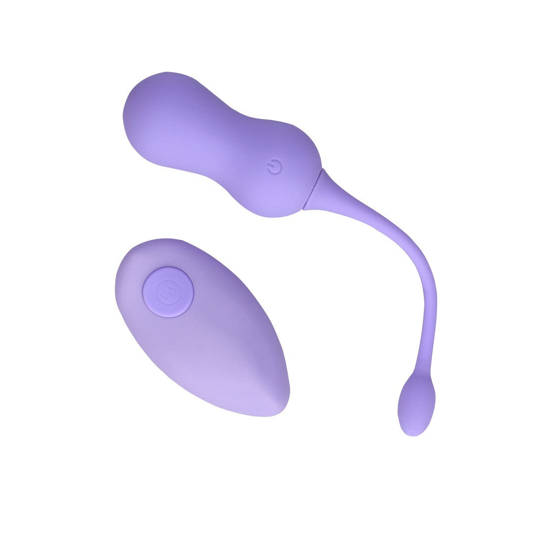 HUEVO VIBRADOR CON MANDO A DISTANCIA MORADO LOVELINE 