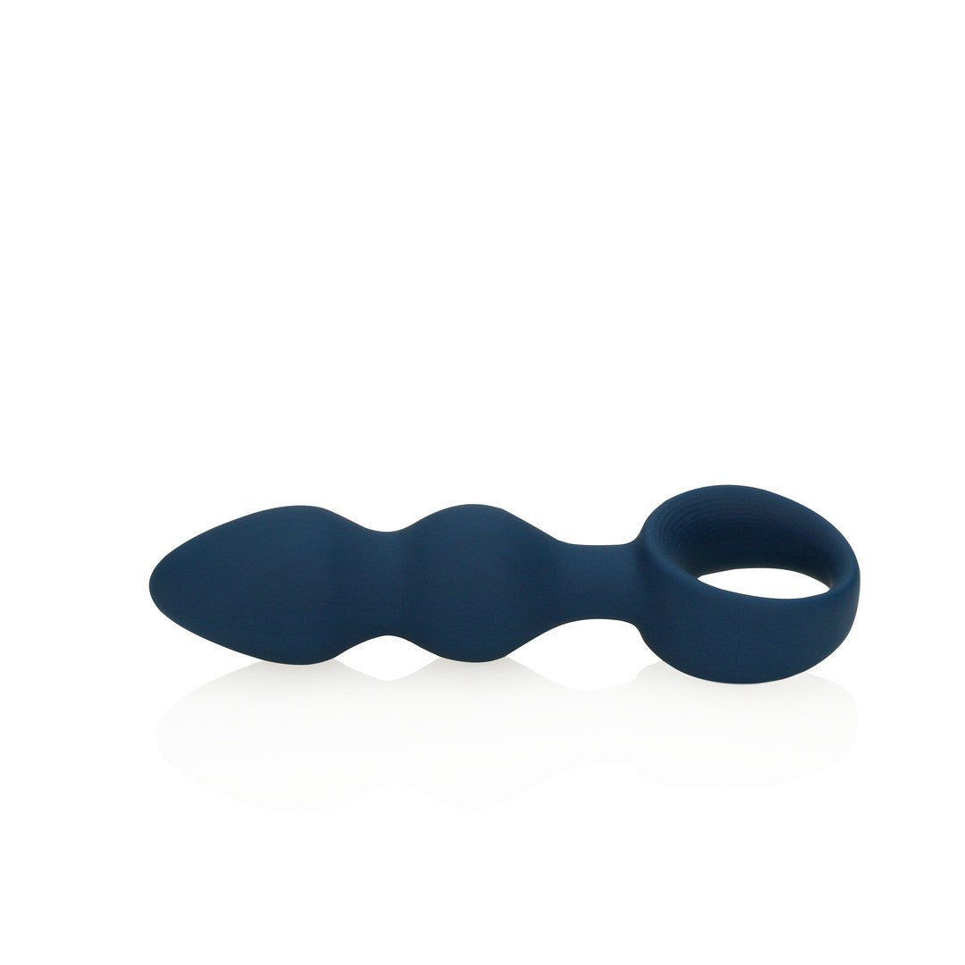 LOVELINE TEARDROP SHAPED ANAL PLUG MEDIUM BALTIC BLUE