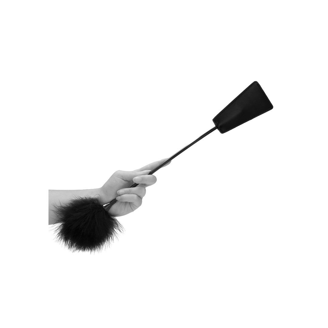 OUCH! CROP WITH TICKLE FEATHER