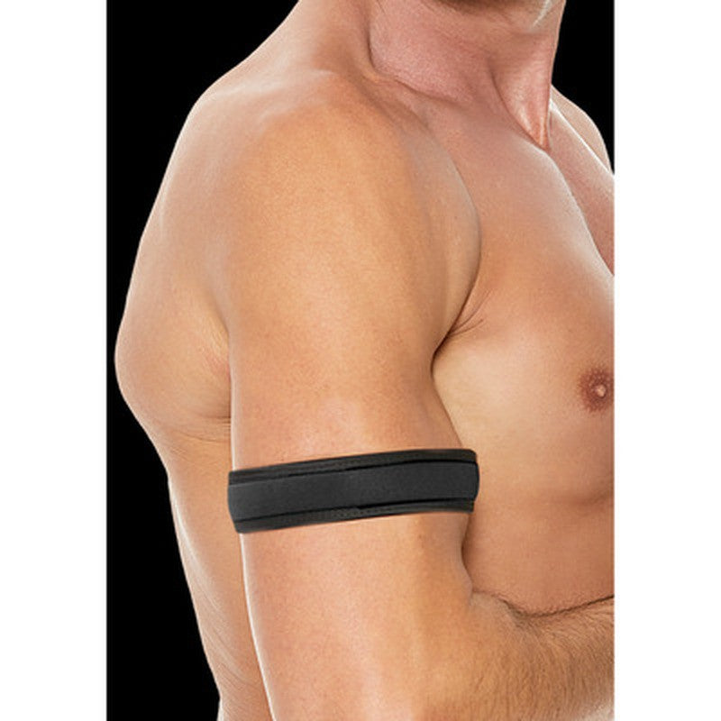 FAIXA DE BRAÇO EM NEOPRENE PRETA OUCH! - Lust Sexshop