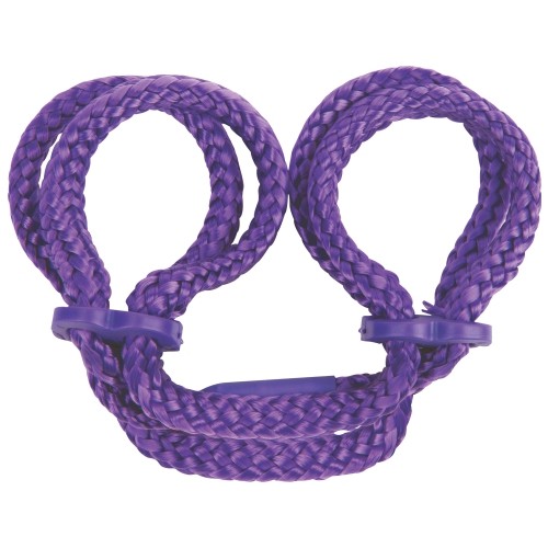 ALGEMAS PARA OS TORNOZELOS JAPANESE SILK LOVE ROPE ROXAS - Lust Sexshop